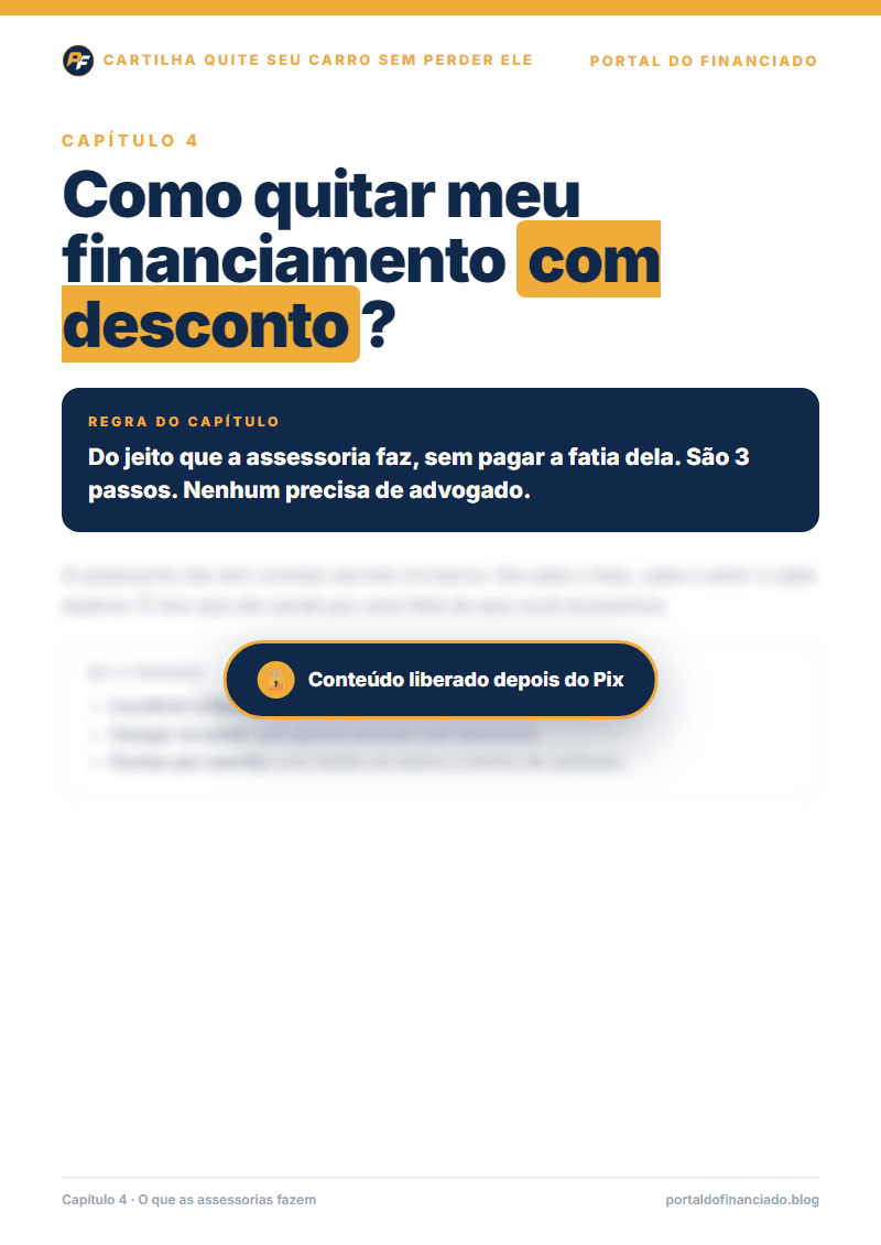 Como quitar com desconto?